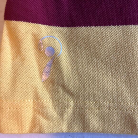 Ppolaflon Comfortable Polo Men’s S Multicolor Long Sleeve Striped Rugby Shirt - Picture 4 of 8